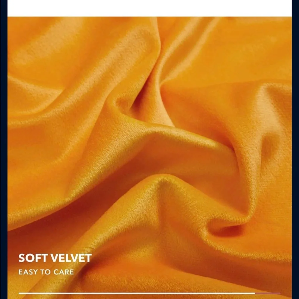 Mustard Yellow Velvet cushion covers